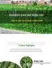 Artificial Leaf Hedge Privacy Screen for Balcony & Home Decor