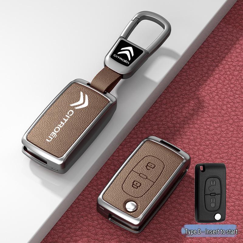 Car Key Cover & Buckle for Citroen C3XR, C4L, Tianyi, C5, C4 Sega, Elysee, C6 Models