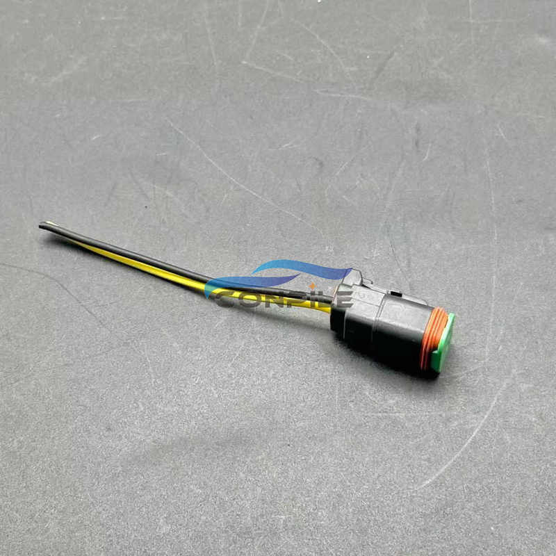 1pc for  Komatsu Hyundai Carterpillar Volvo Sanyo Doushan Xugong  Excavator Headlight Plug