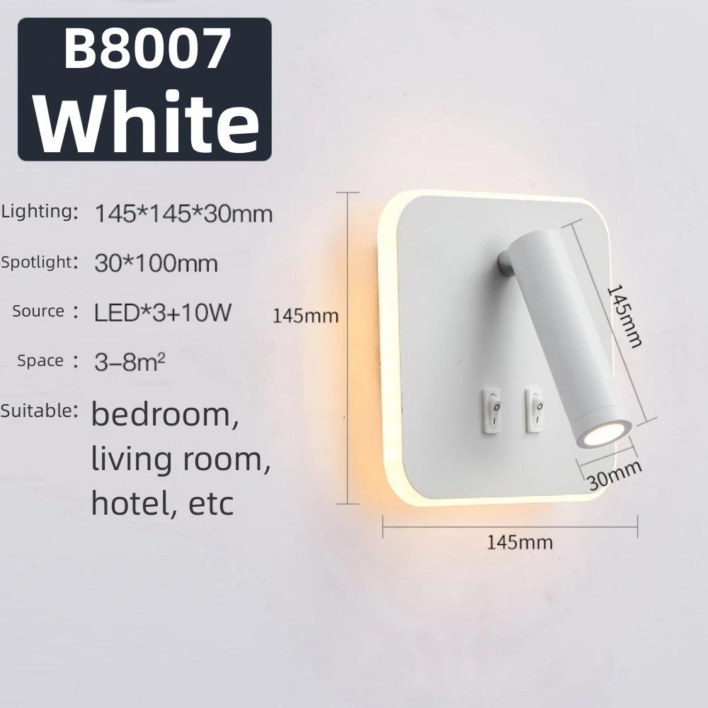 

Вращающийся настенный светильник 3 Вт 6 Вт 9 Вт 10 Вт современный светодиодный настенный светильник для украшения дома регулируемый угол наклона прикроватная лампа для спальни для дома 3 Colors Light