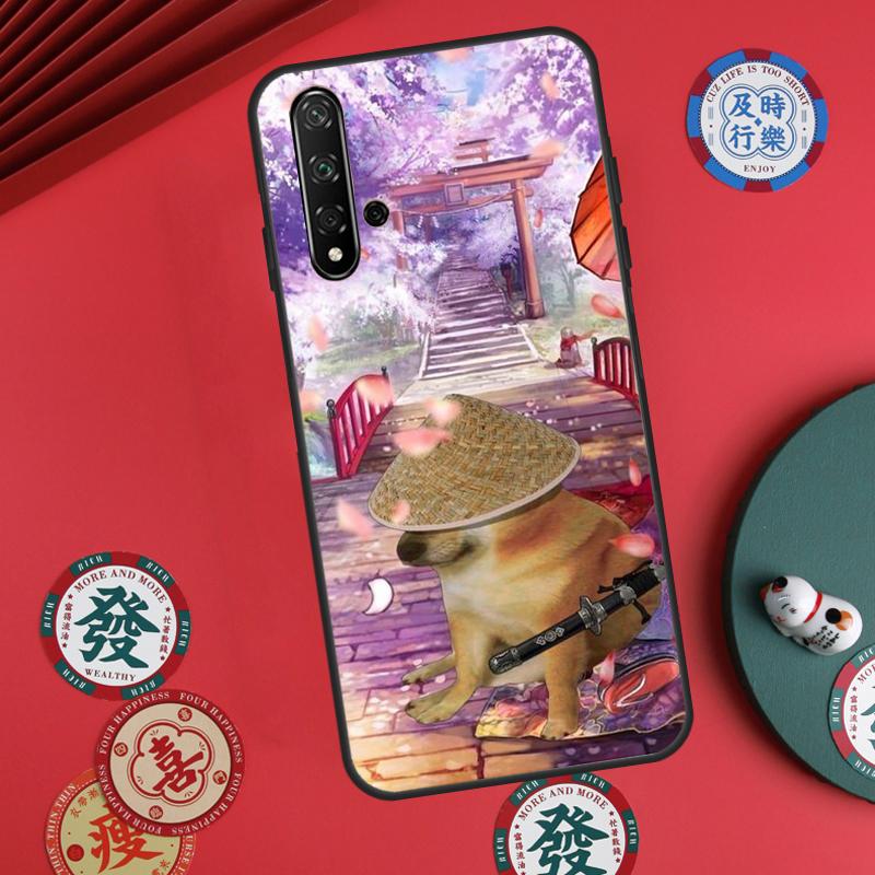 Cheems Doge Meme Funny Doggy For Huawei Nova 11 Pro 9 10 SE Y60 Y70 Y90 Y61 Y91 Y72 Y73 12i 11i 8i P20 P30 P40 Lite Case