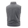 Men's Solid-color Casual Fleece Vest, Men's Fleece Thickened Warm Sleeveless Coat