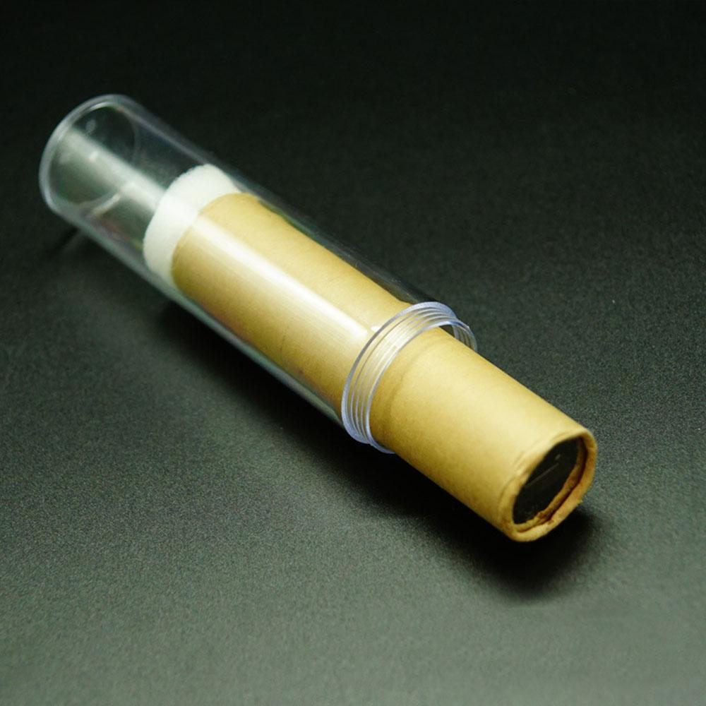 10 Pack Clear Plastic Coin Tube Holders with 21mm Diameter Capacity Shockproof Sponge Pads and Airtight Seal for Protection
