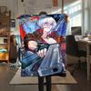 1PC Devil May Cry Print Flannel Blanket, High Quality All Seasons, Home Decor, Warmth and Comfort, Perfect for Christmas Gifts