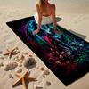 Ethereal pink Angelic skull Beach Towel, Super Soft Microfiber, Gift for Her/Him, Birthday, for Pool, Beach, Travel, Home Decor Fan gifts