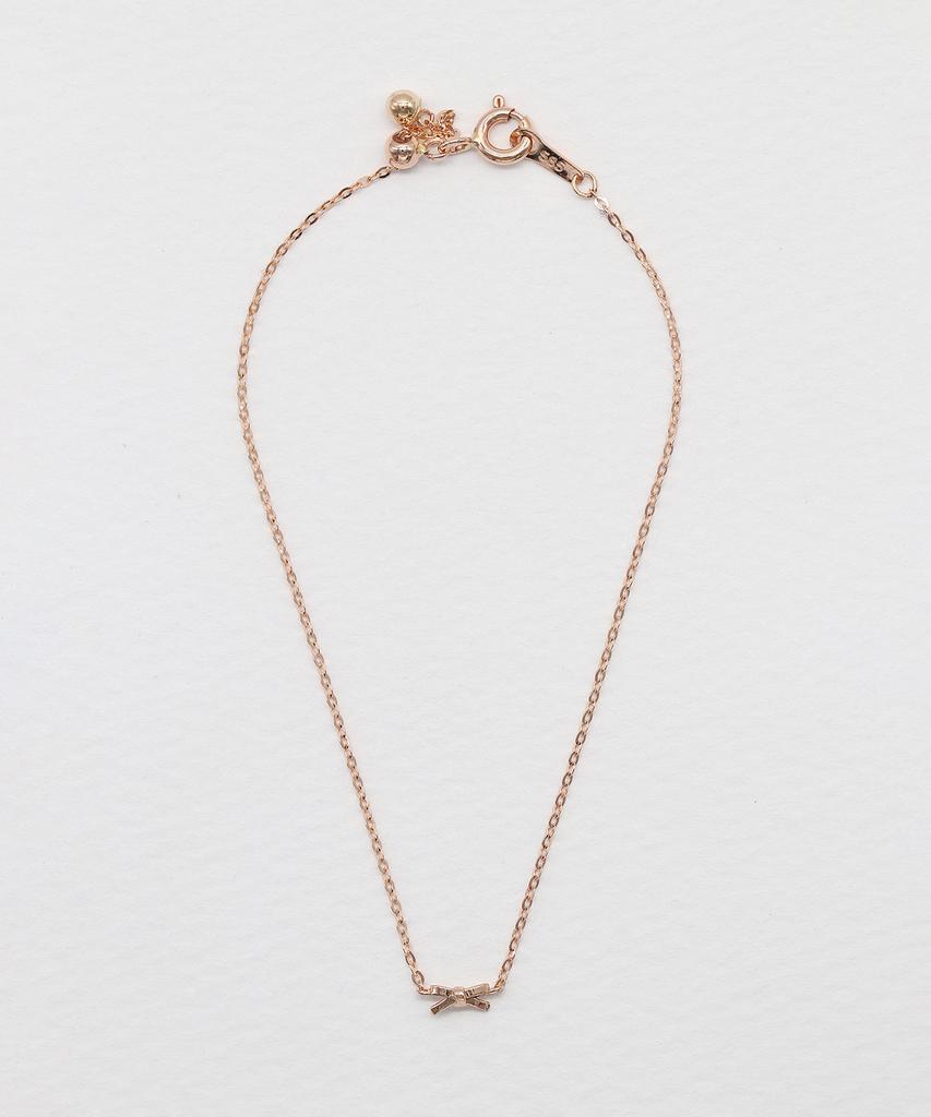 Ordor [14K] Mini Ribbon Pendant Bracelet