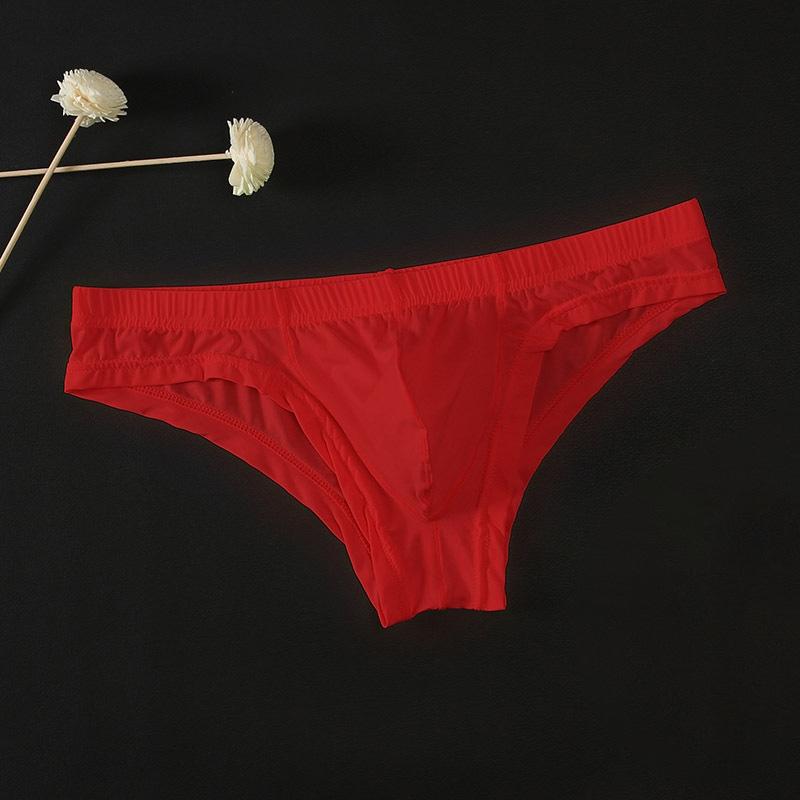 Comfortable Men G-string Underwear Sheer Briefs Underpants Thongs Bikini