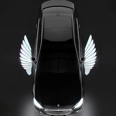 Obest Angel Wings Courtesy Lamp for Cars, Angel Wings, LED, Cars, Welcome Light, Underlight,