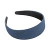 Retro New Solid Color Wide Edge Denim Headband for Woman Temperament Hair Band Hair Hoop Lady Fashion Versatile Hair Accessories