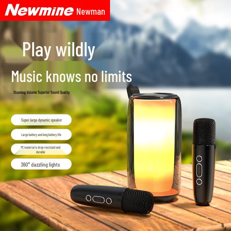 Newman MC96 Bluetooth K-song Speaker with Dual Microphones CN plug (adapter included)