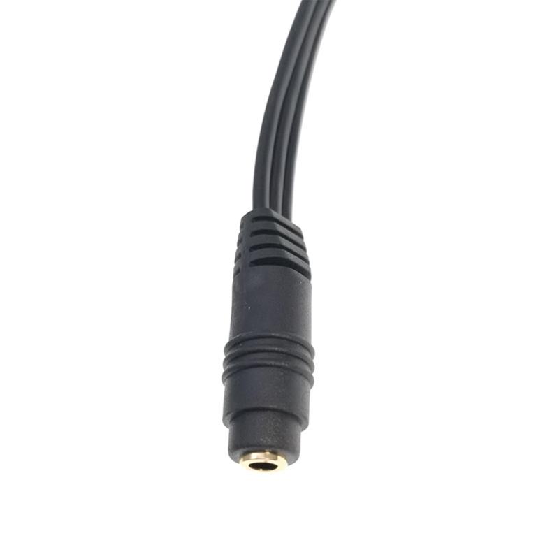 Gold Plateds 3.5mm TRS Stereo Sound Splitter Cable 1 Female to 3 Male Jacks for Multiple Device Connectivitys