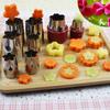 Stainless Steel Cookie Mold Vegetable Fruit Cutters Shapes Set for Fun Food