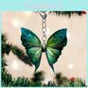 Butterfly Acrylic Keychain For Car Decoration Stylish Backpack And Bag Accessory