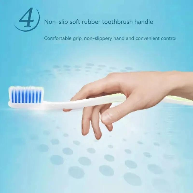 Colgate 6pcs  Random colors Adult Soft Bristle Toothbrush Whitening Oral Hygiene For Sensitive Gums And Teeth Manual Toothbrush