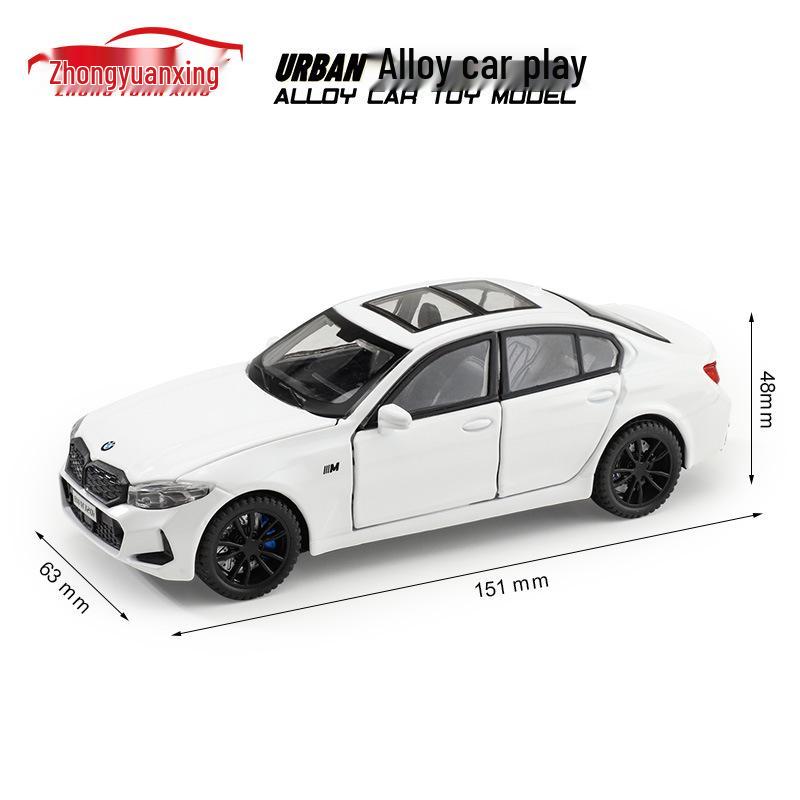 Zhongyuanxing 1/32 Pull-back Sound & Light Sports Car Model Toy