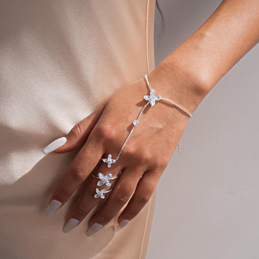 Elegant Zircon Butterfly Bracelets Women Bohemian Adjustable Bracelets Minimalist Fashion Jewelry Accessories
