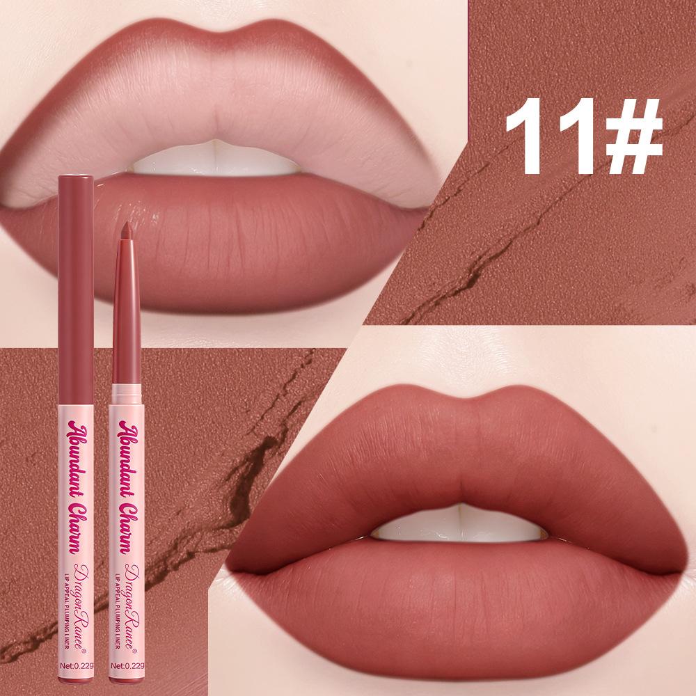 Lip Liner Lipstick Pen Waterproof Long-Lasting Hook Line Lip Pencil Matte Beginner Automatic Bean Paste Lip Contour Cosmetic