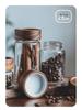 Japanese Glass Storage Jar with Lid for Coffee, Tea, Dried Tangerine Peel, and Grains