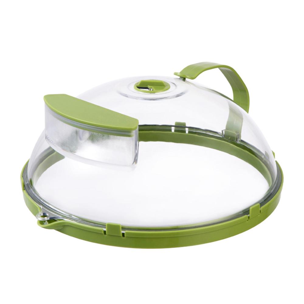New Microwave Cover for Food Clear Microwave Splatter Cover with Water Steamer and Handle 10 Inch Plate Covers Kitchen Gadgets