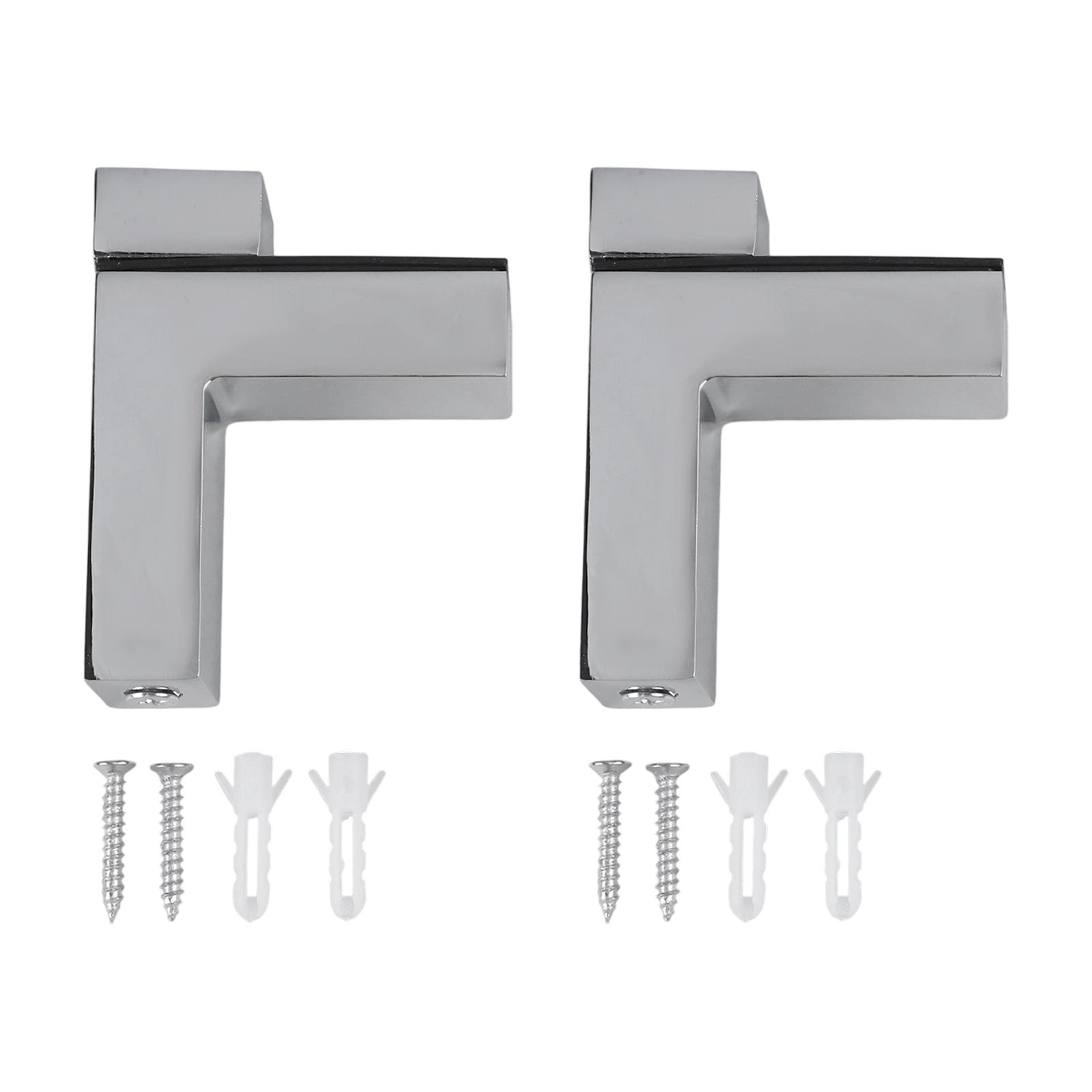

Collectibles Display Adjustable Bracket Bathroom Shelf Clamp Accommodates 3 To 24 Mm Shelves Discreet Dimensions A