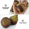 TOYMYTOY Set of Simulation Fig Fruit Lightweight and Compact Display Figurines for Home and Store Decor 5-Piece Models,