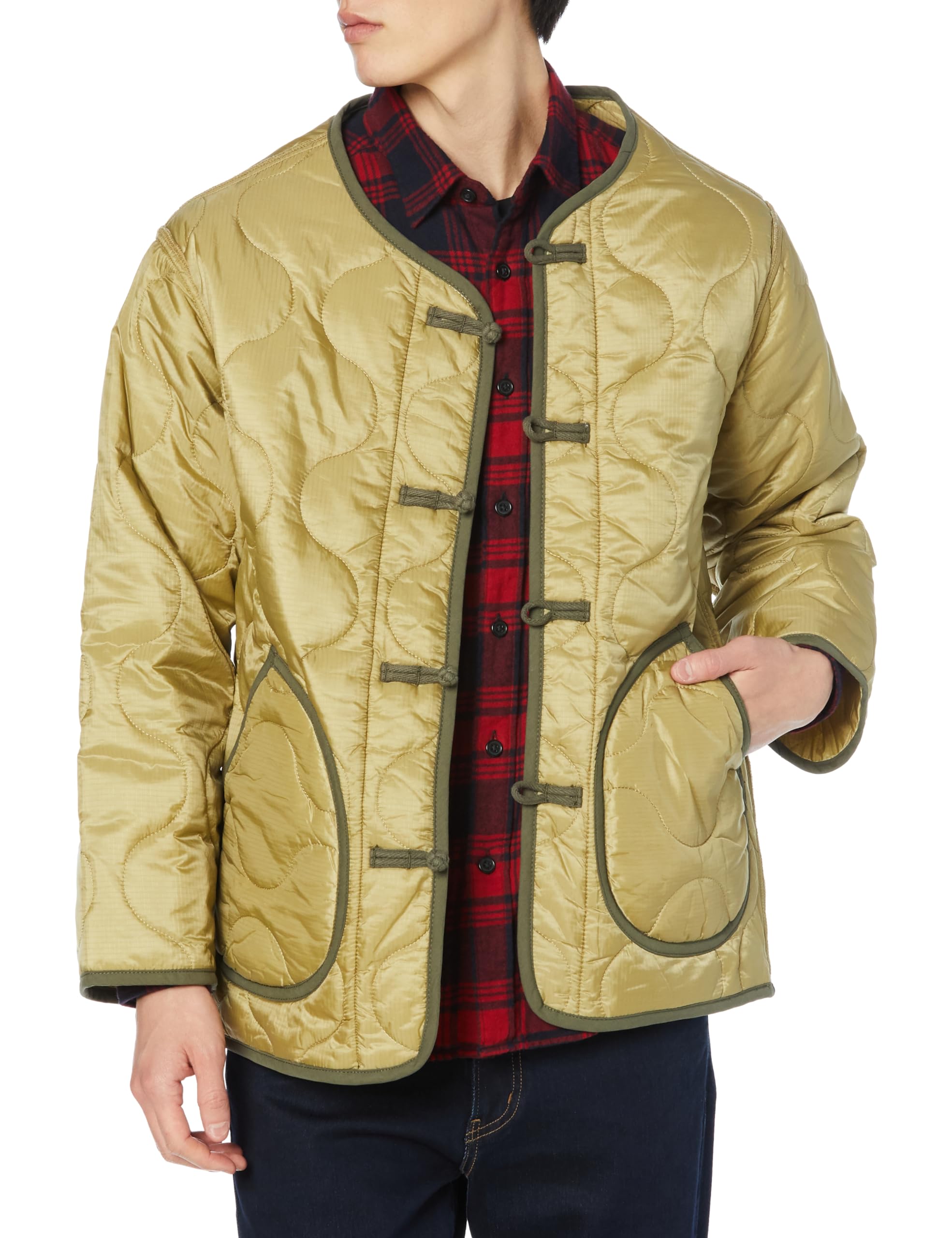 

LINER CUSTOM CHINA JACKET Olive [Houston] Men s оливковий
