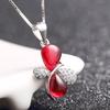 Tancise Luxury  Silver Pendant Necklace for Women Wedding Party Gift Jewelry