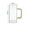 380ml/260ml/375ml Wheat Beer Glass Classic Craft Beer Glass with Handle Bar Large Capacity Beverage Cup Transparent Water Bottle