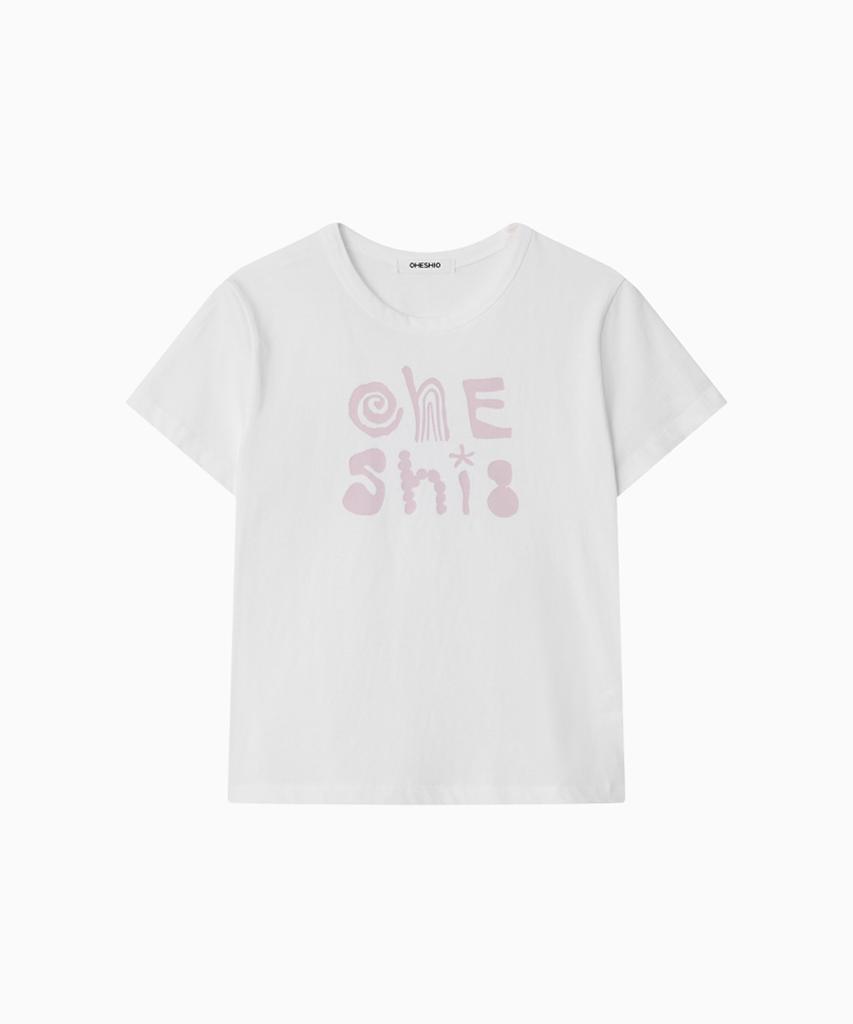 Ohesio Art Logo T-Shirt, White