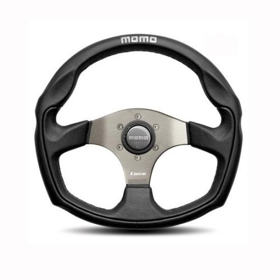 MOMO Steering Wheel for Luce 35mm Black (L-1)