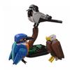 MOC Animal Martin-pêcheur Aigle Puissant Rouge-gorge Mésange charbonnière Chardonneret Grues à couronne rouge Briques de construction Modèle d'oiseau Jouets Cadeau d'anniversaire