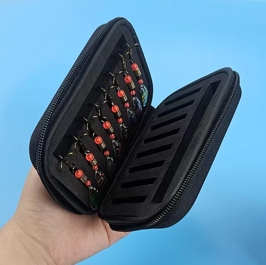Black Fishing Hook Lures Bag Outdoor Waterproof Multi Purpose Adaptable Buoy Fish Hook Fishing Tackle Bag