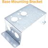 1Pack Air Diesel Parking Heater Base Mounting Bracket Floor Plate Forfor T5 Eberspacher Airtronic D2 Car Truck Diesel Heater-Sliver