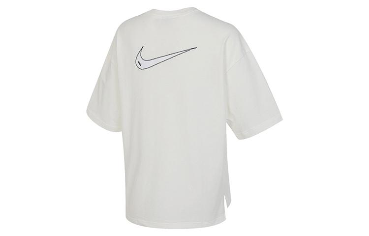 Nike Women'ss Logo Crewneck Casual T-Shirt White HJ3947-133