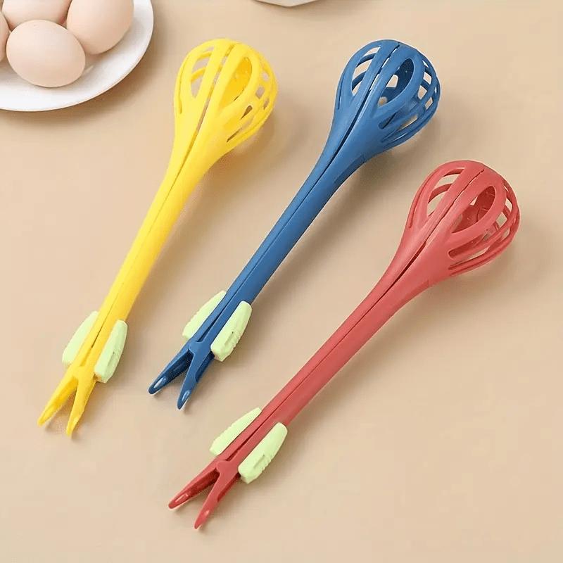 1PC Manual Egg Beater Cake Cream Mixer Baking Mixer Multi Functional Noodle and Boiled Egg Clip Hand Blender Kitchen Tools