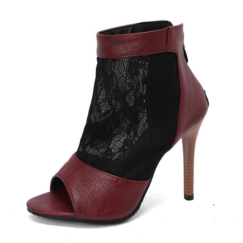 

Индивидуальные босоножки с открытым носком для женщин, модные лоскутные летние женские туфли на тонком каблуке 10,5 см, женские праздничные туфли WSH5266 39