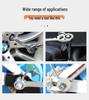 46-Piece Auto Repair Tool Set with Ratchet Wrench & Socket Bits