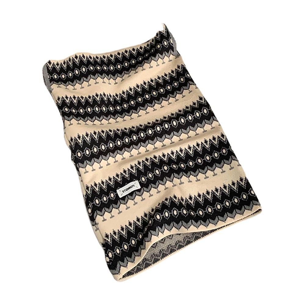 Flower Winter Cycling Thermal Mask Polka Point Pullover Cap Sacrf Earhook Neck Warmer  Autumn