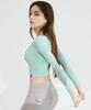 Xexymix All Day Feather Crop Top Jade Mint Xa5299T