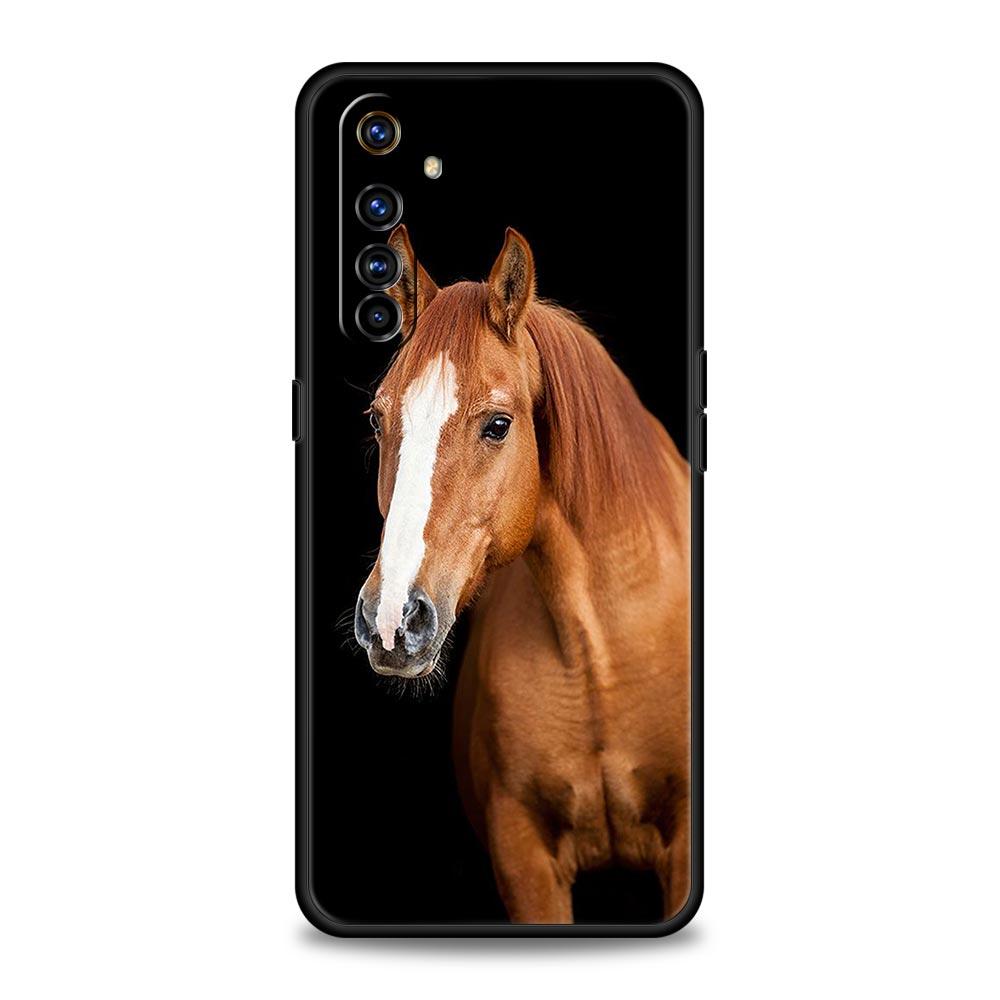 

Animal Horse Case For Realme C67 C63 C55 C53 C35 C25 C21 GT 2 3 5 6 10 11 12 13 Pro Plus 5G Soft TPU Phone Cover Fundas Capa Bag Realme C25