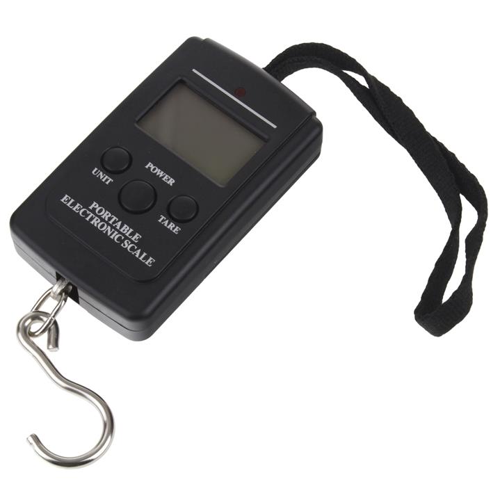 Electronic Tourist Luggage Fishing Scale Manual LCD with Hook 40 kg