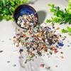 Natural Crystal Crushed Stones - Birthday Gift for Women, Potted Plant & Fish Tank Decor, Crystal Ornaments, Wishing Bottle