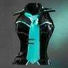 VOCALOID Stylist 16. Cosplay Kostüm Perücke Anime Schwarze Lackformel Uniform Halloween Karneval Nachtparty Kleid