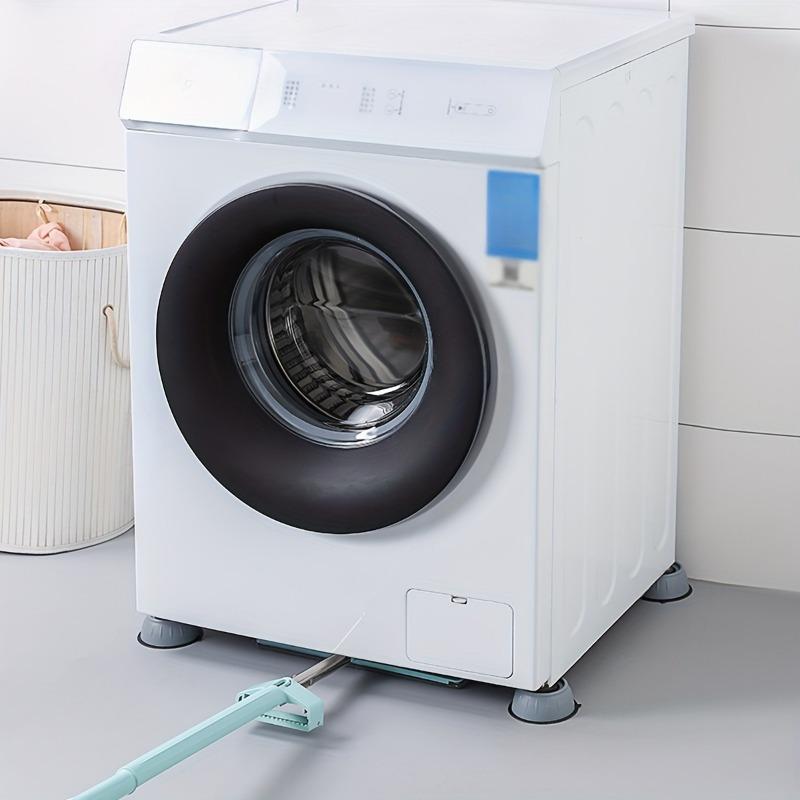 4-piece set of washing machine table and chair shock-proof cushion plastic enhances stability to reduce noise