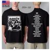 Nieuwe Kleding Oasis Live 25 Wereldtour Live '25 Tour T-shirt Alle Maten Unisex T-shirt