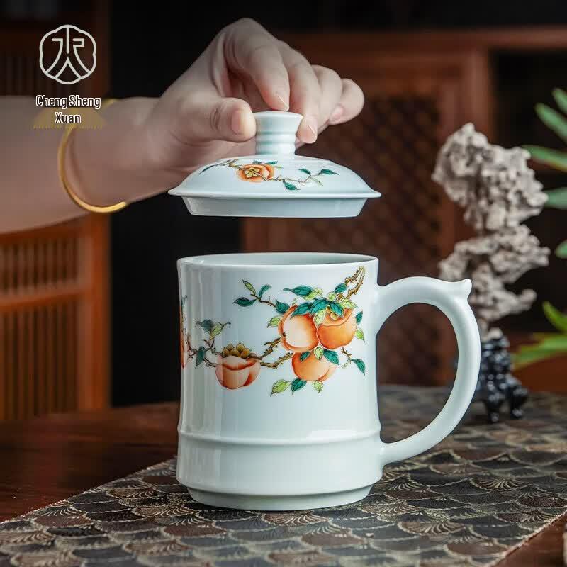 Chendexuan Jingdezhen Hand-painted Ceramic Office Tea Cup