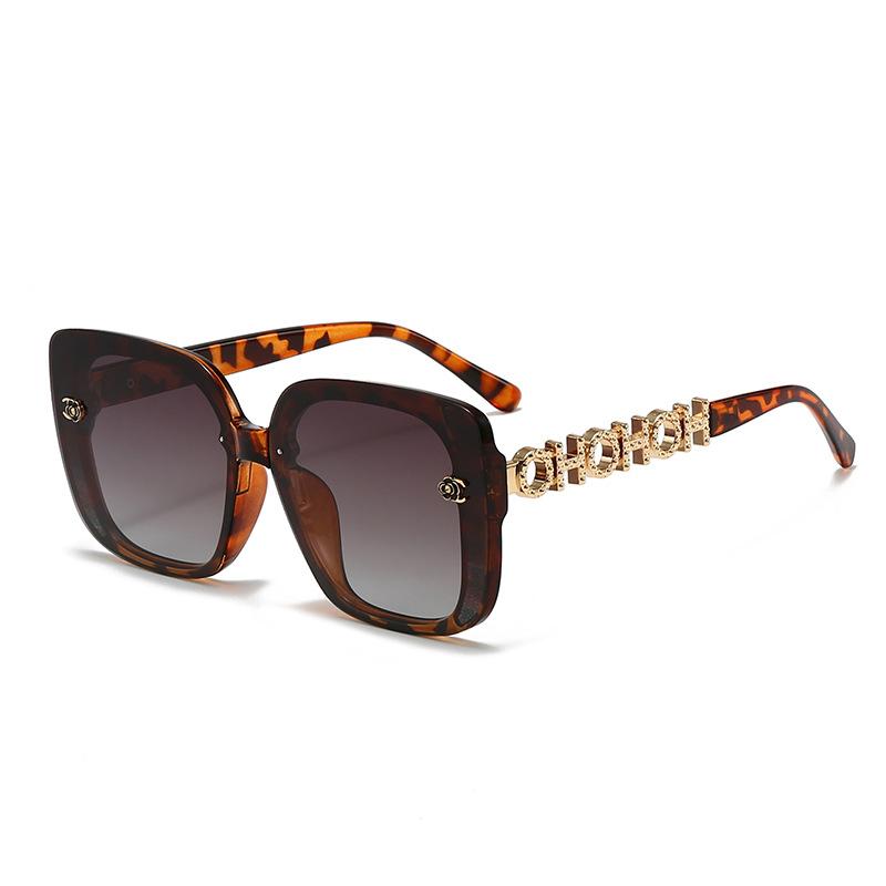 Light luxury polarized sunglasses women's high sense large frame versatile sunglasses Internet celebrity live glasses tide