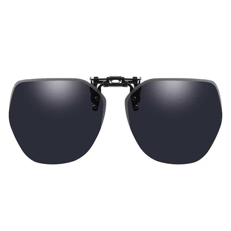 Polarized Clip On Sunglasses Men Women Photochromic Car Driver Goggles Night Vision Glasses Anti Glare Vintage Square Glasses