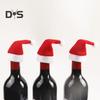 10Pcs Mini Santa Hat Wine Bottle Covers Plush Christmas Tableware Holder Velvet Lollipop Caps Xmas Party Decoration