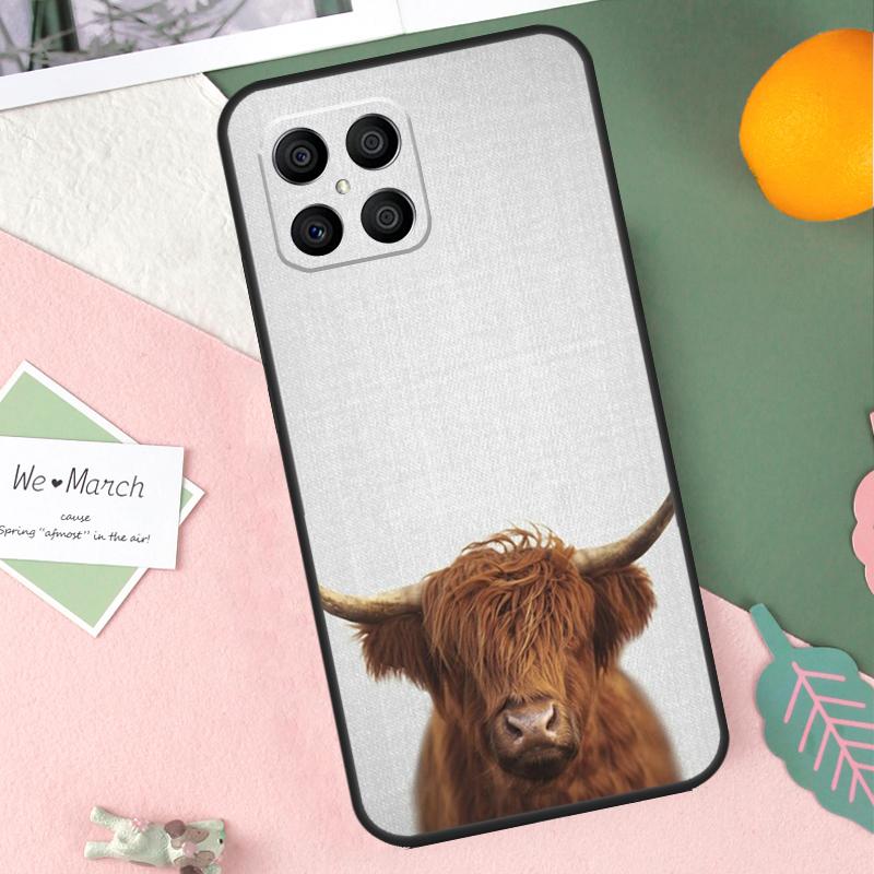 Highland Cows Case For Honor 200 Lite 50 70 90 X9b X9a X8b X8a X8 X9 X9c Honor Magic 7 Pro 5 6 Lite Cover